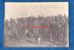 Photo Ancienne D'un Poilu - Front De Macédoine / Serbie ? Albanie ? - Portrait De Soldat Italien , Français & Locaux WW1 - Guerre, Militaire