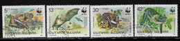 BULGARIA - 1989 - 4 VALORI OBLITERATI - PROTEZIONE DELLA FAUNA - PIPISTRELLI - IN OTTIME CONDIZIONI. - Used Stamps