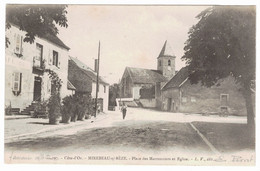 21 - MIREBEAU-SUR-BEZE - Place Des Marronniers Et Eglise - LV 297 - Mirebeau