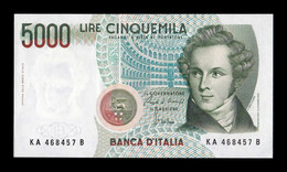 Italia Italy 5000 Lire Bellini 1985 Pick 111a Sc Unc - 5000 Liras