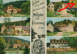 DDR Mehrbild AK 1967 Grüße Aus Dem Schönen Mühltal Bei Eisenberg Thüringen - Eisenberg