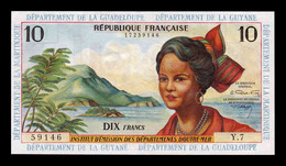 Antillas Francesas French Antilles 10 Francs 1964 Pick 8b SC-/SC AUNC/UNC - Otros – América