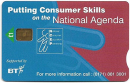 UK - BT (Chip) - PRO433 - National Consumer Education Partnership, 1£, 2.000ex, Mint - BT Werbezwecke