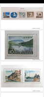 L) 1959 - 1960 JAPAN, NATURE, MOUNTAIN, NATIONAL PARK, BIRD, SPORT, FENCING, DOVE, MULTIPLE STAMPS, ALBUM PAGE NO INCLUD - Other & Unclassified