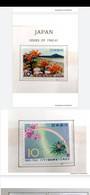 L) 1960 - 1961 JAPAN, NATURE, FLOWERS, 75th ANNIV. OF JAPANESE EMIGRATION TO HAWAII, RAINBOW, ALBUM PAGE NO INCLUDED - Andere & Zonder Classificatie