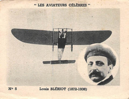 PIE.21-TPL-1277 : IMAGE SERIE LES AVIATEURS CELEBRES. LOUIS BLERIOT. PUBLICITE SEMELLES ET TALONS MORVAN - Werbung