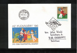 Hungary 1996 World Puppet Congress UNIMA FDC - Théâtre