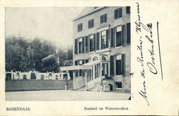 Nederland, ROZENDAAL, Kasteel Rosendael En Waterwerken (1902) Ansichtkaart - Velp / Rozendaal