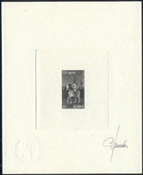 FRANCE (2004) Dragoon. Die Proof In Black Signed By The Engraver JUMELET. Scott No 3035. - Epreuves D'artistes