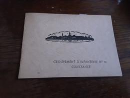 Carte De Vœux Groupement D Infanterie N 12 Constance - Other