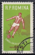 ROMANIA 2043,used,football - Oblitérés