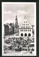 AK Greifswald, Marktplatz Mit Rathaus Und Nikolaikirche - Greifswald