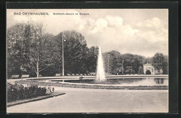 AK Bad Oeynhausen, Goldfisch-Bassin Im Kurpark - Bad Oeynhausen