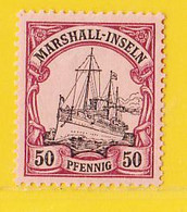 MiNr. 20 X (Falz)  Deutschland Deutsche Kolonie Marshall-Insel - Marshall