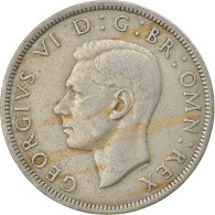 Monnaie, Grande-Bretagne, George VI, 1/2 Crown, 1950, TTB, Copper-nickel, KM:879 - K. 1/2 Crown