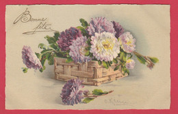 Illustratrice Catharina Klein  ... Bonne Fête ... Nature Morte , Fleurs ( Voir Verso ) - Klein, Catharina