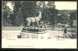 AK Friedrichsruh, Statue Eines Hirsch - Friedrichsruh