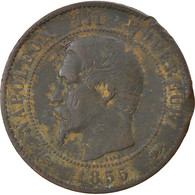Monnaie, France, Napoleon III, Napoléon III, 10 Centimes, 1855, Lyon, TB - 10 Centimes