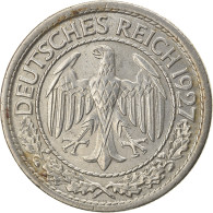Monnaie, Allemagne, République De Weimar, 50 Reichspfennig, 1927, Berlin, TTB+ - 50 Rentenpfennig & 50 Reichspfennig
