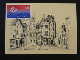 Carte Locale La Motte De Chaumont En 1789 Bicentenaire Révolution Française 52 Haute Marne 1989 - Franz. Revolution