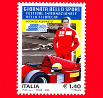 Nuovo - MNH - ITALIA - 2009 - Giornata Dello Sport - 1,40 € • Michele Alboreto - Ferrari - 2001-10: Mint/hinged