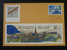 Carte Exposition Exhibition Card Belgica 1990 Finlande Finland - Cartas & Documentos