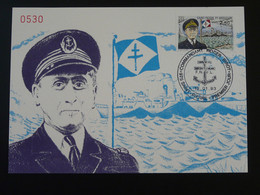 Carte Maximum Card Commandant De Marine Roger Birot Saint Pierre Et Miquelon 1993 - Maximum Cards