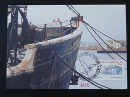 Carte Maximum Card Francoforum Bateau Boat Saint Pierre Et Miquelon 1995 - Maximum Cards