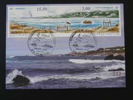 Carte Maximum Card Patrimoine Naturel Cap Aux Basques Saint-Pierre Et Miquelon 1997 - Cartoline Maximum