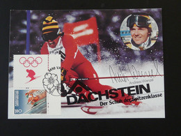 Carte Maximum Card Jeux Olympiques Nagano 1998 Olympic Games Ski Andreas Wenzel Liechtenstein - Invierno 1998: Nagano