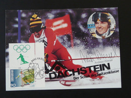 Carte Maximum Card Jeux Olympiques Nagano 1998 Olympic Games Ski Andreas Wenzel Liechtenstein - Winter 1998: Nagano