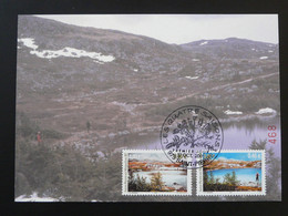 Carte Maximum Card Les Saisons Printemps Spring Saint-Pierre Et Miquelon 2001 - Cartes-maximum
