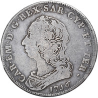 Monnaie, États Italiens, SARDINIA, Carlo Emanuele III, Scudo, 1756, Torino - Piemonte-Sardinië- Italiaanse Savoie