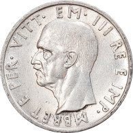 Monnaie, Albania, Vittorio Emanuele III, 5 Lek, 1939, Rome, SUP, Argent, KM:33 - Albanien