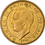 Monnaie, Monaco, 50 Francs, 1950, SPL, Cupro-Aluminium, Gadoury:MC 141, KM:E30 - 1949-1956 Francos Antiguos