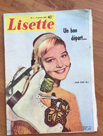 Lisette - N° 1 - 04 Janvier 1959 - Un Bon Départ - Lisette