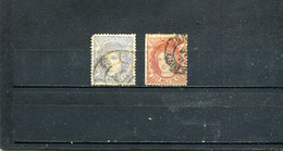 Espagne 1870 Yt 107-108 - Used Stamps