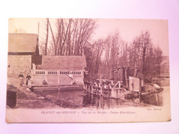 GP 2021 - 146  BLANGY-sur-BRESLE  (76)  :  Vue De La Bresle  -  USINE électrique  1917   XXX - Blangy-sur-Bresle