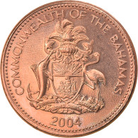 Monnaie, Bahamas, Elizabeth II, Cent, 2004, SUP, Copper Plated Zinc, KM:59a - Bahamas