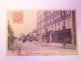 GP 2021 - 159  AUBERVILLIERS  (93)  :  Boulevard Félix FAURE  1903    XXX - Aubervilliers