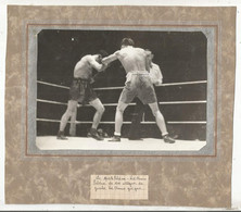 JC , Photographie , Sports , BOXE , Match Paldner-Kid Francis , 235 X 205 Mm, Frais Fr 2.15e - Deportes