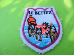 Ecusson Tissu Ancien / Le BETTEX/Saint Gervais/Plateau/ Course Chiens De Traineau/Vers 1980-1990   ET324 - Ecussons Tissu