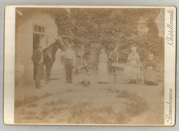 JC , Photographie ARAMBOUROU , Chatellerault , Cheval , Jardiniers ,  Enfant , 245 X 170 Mm , Frais Fr 3.35e - Unclassified