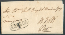 LAC De LISBOA Le 2 Mars 1816 Vers Porto . TB  - 18324 - ...-1853 Prephilately