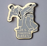 QQ123 Pin's Judo Karaté ES CHAUSSIN JURA Achat Immédiat - Judo