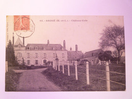 GP 2021 - 193  BAUGE  (Maine-et-Loire)  :  CHÂTEAU COIN  1907    XXX - Otros & Sin Clasificación