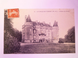 GP 2021 - 194  LA SALLE-DE-VIHIERS  (Maine-et-Loire)  :  CHÂTEAU Du PLESSIS  1909    XXX - Autres & Non Classés