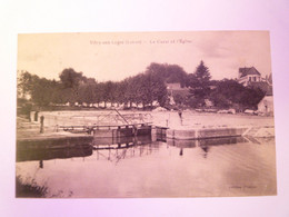 GP 2021 - 211  VITRY-aux-LOGES  (Loiret)  :  Le CANAL Et L'Eglise  1926    XXX - Sonstige & Ohne Zuordnung