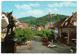 WEINHEIM  Marktplaz Mit Wachenburg Und Ruine Windeck - Weinheim