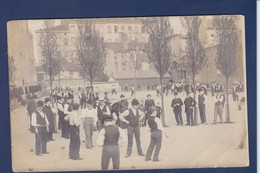 CPA Jeu De Boules Pétanque Carte Photo Non Circulé à Identifier - Pétanque